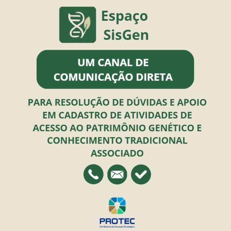 Criação do Espaço SisGen