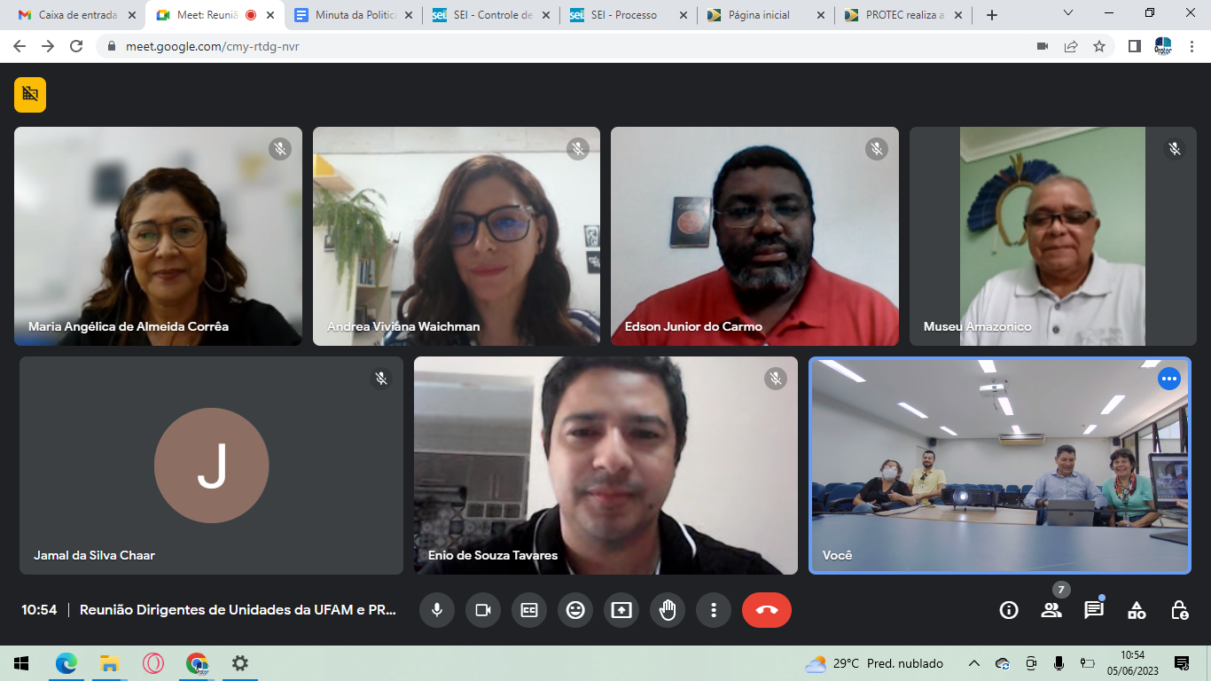 Reunião com Dirigentes para discussão sobre a Política